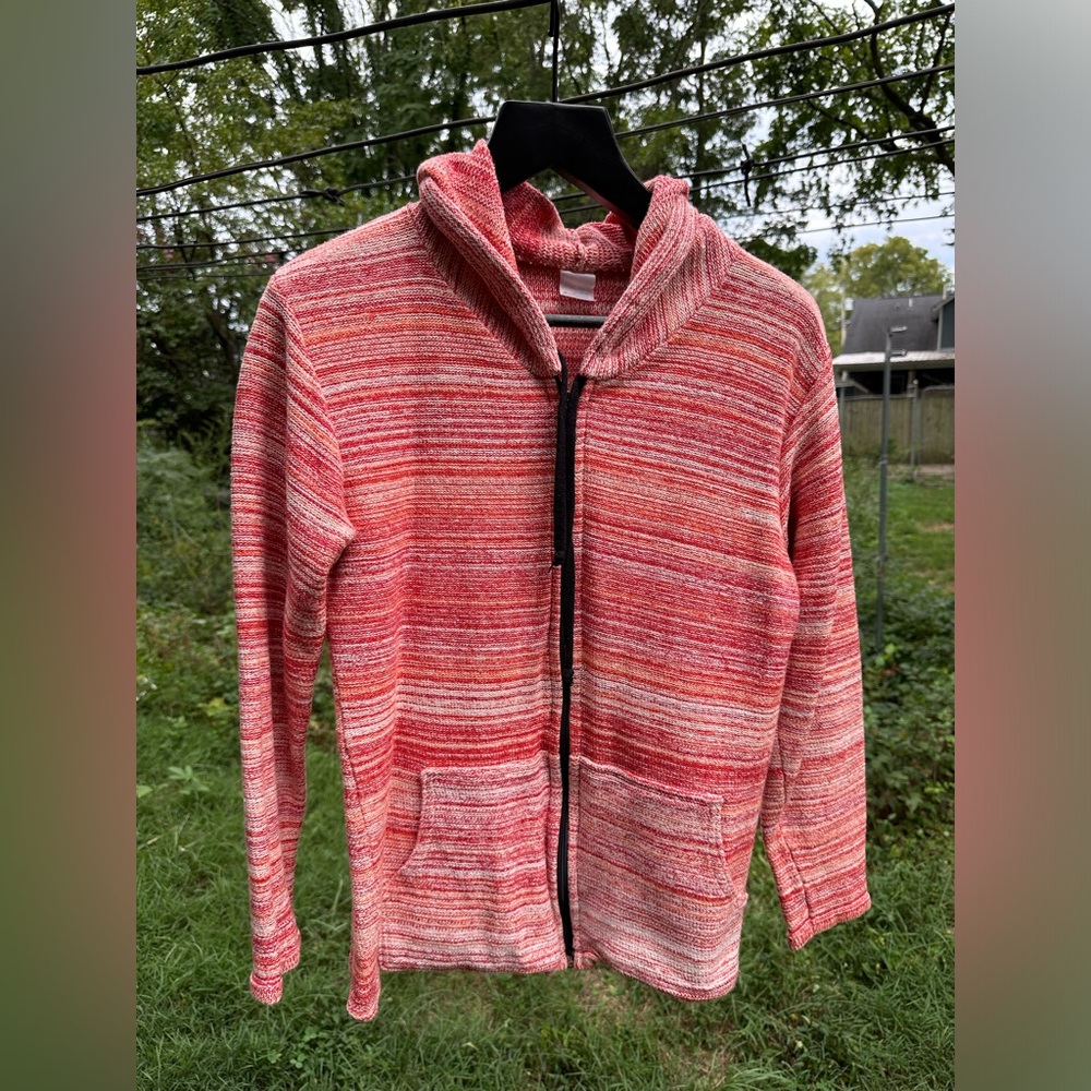 Multicolor zip hoodie from Santorini, Greece